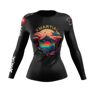 Pixel Peak Women's BJJ Rash Guard
