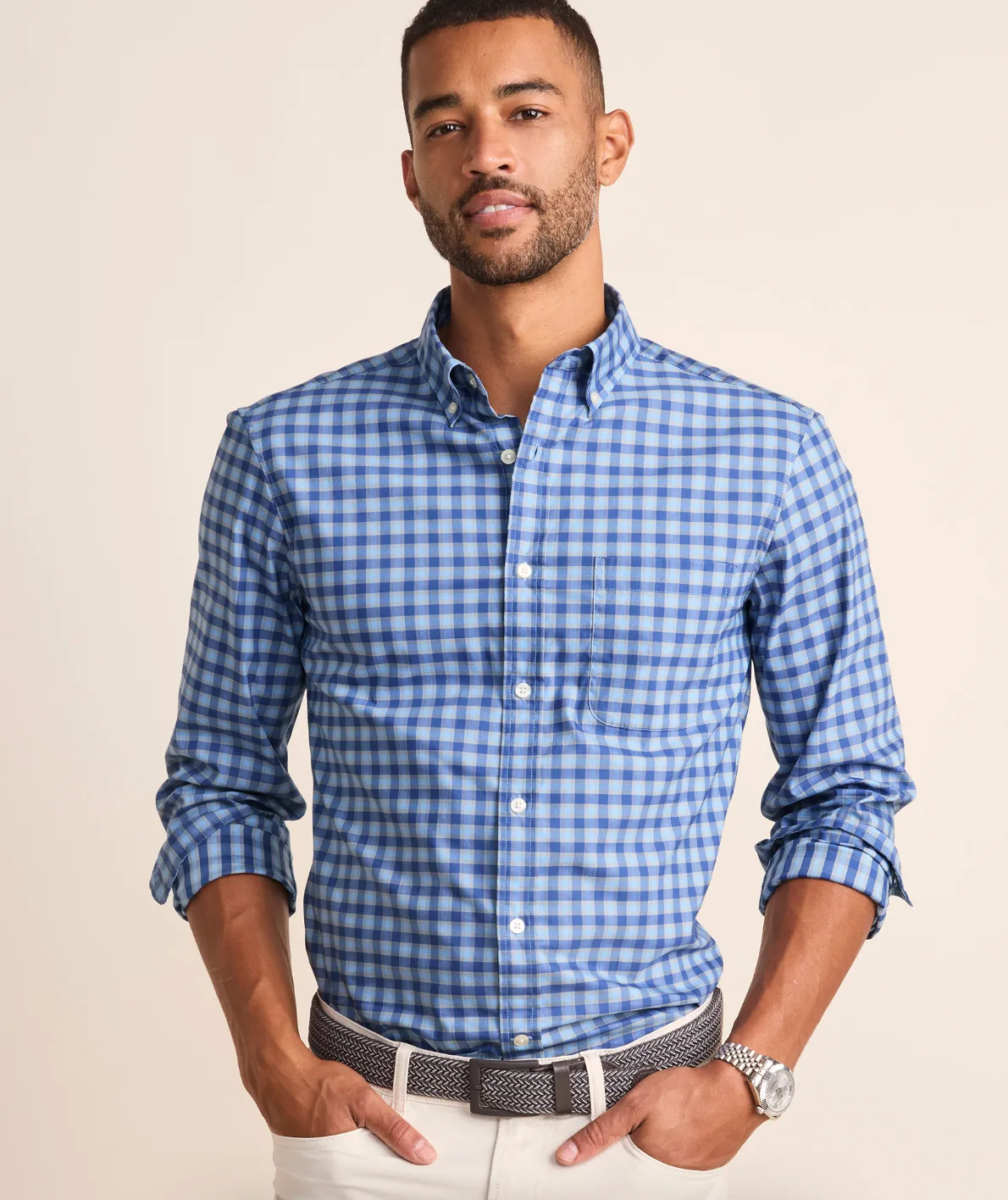 Plaid OTG Brrr Shirt Moonshine