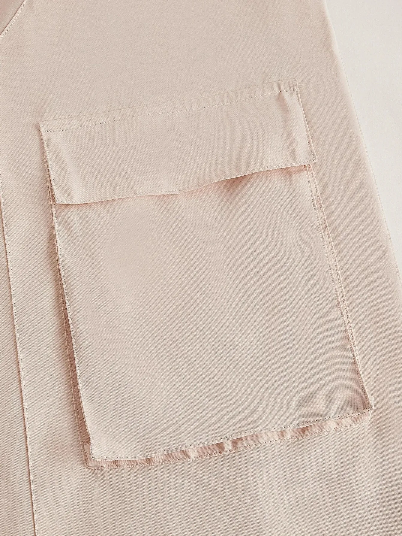 Plain Flap Pocket Cargo Pants