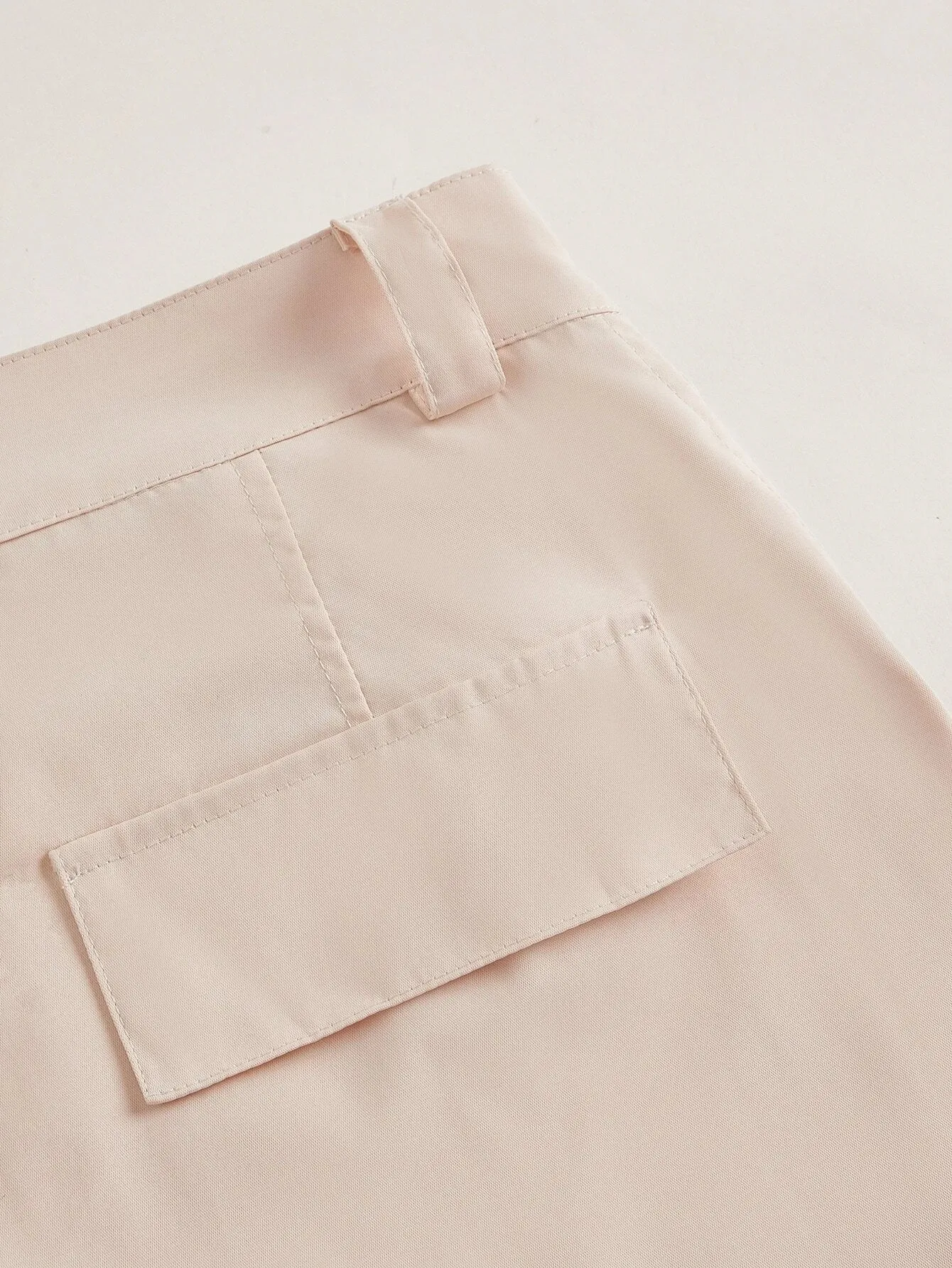 Plain Flap Pocket Cargo Pants