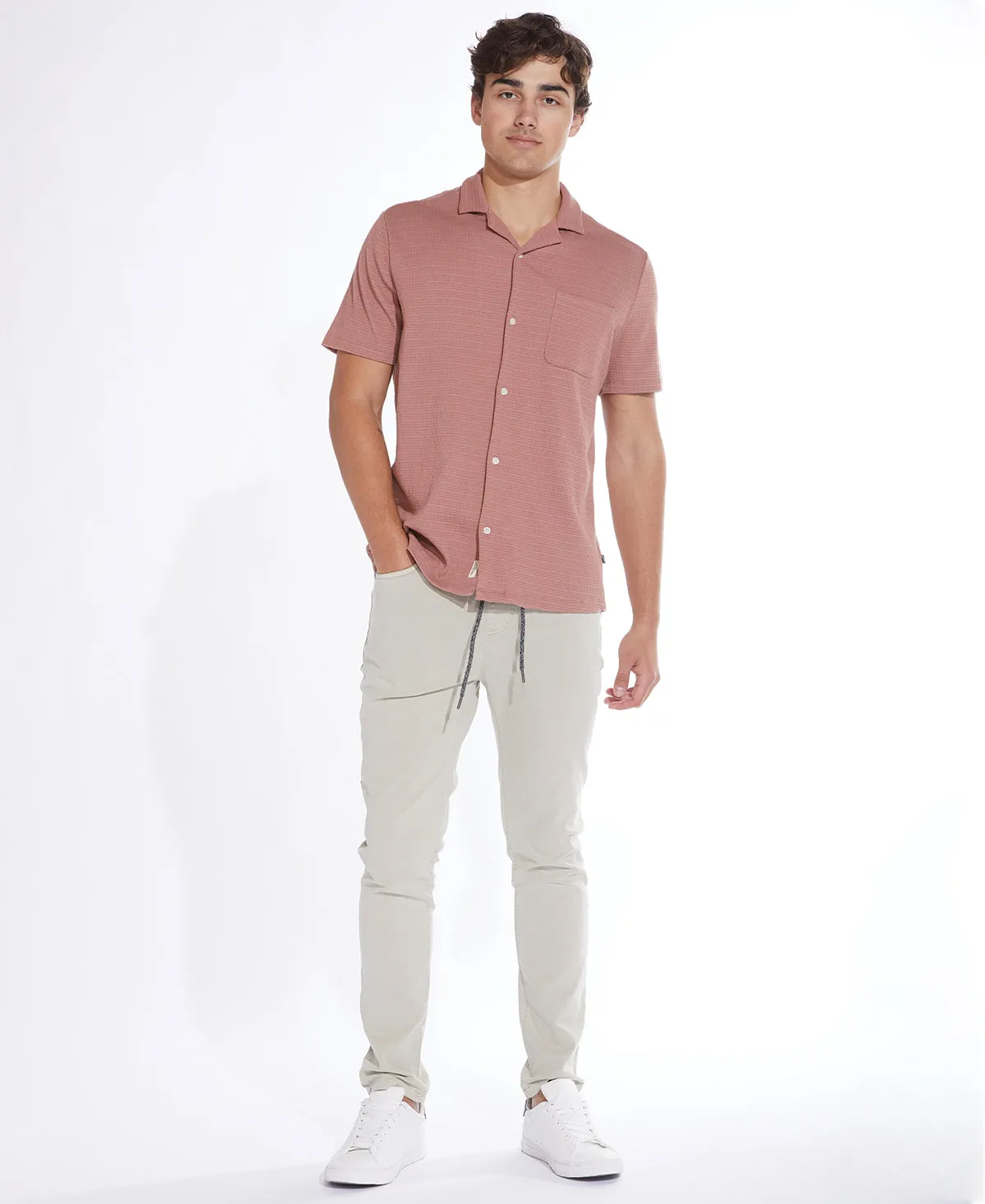 Plata Knit Resort Shirt (Clay)