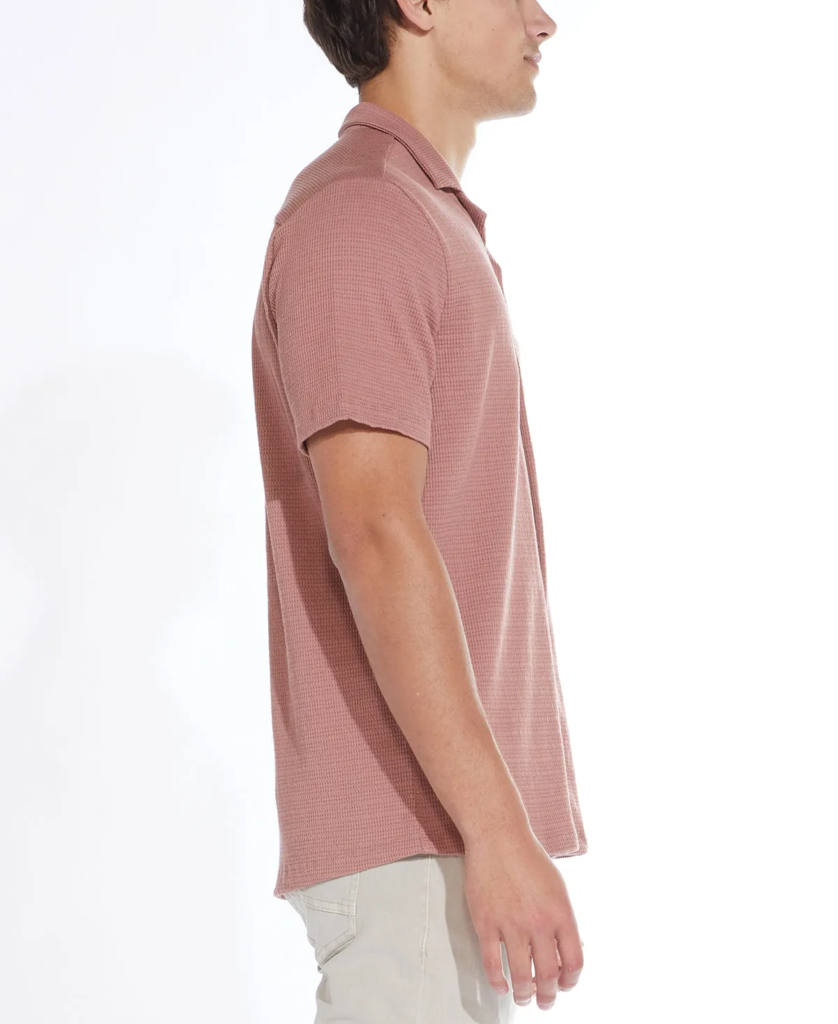Plata Knit Resort Shirt (Clay)