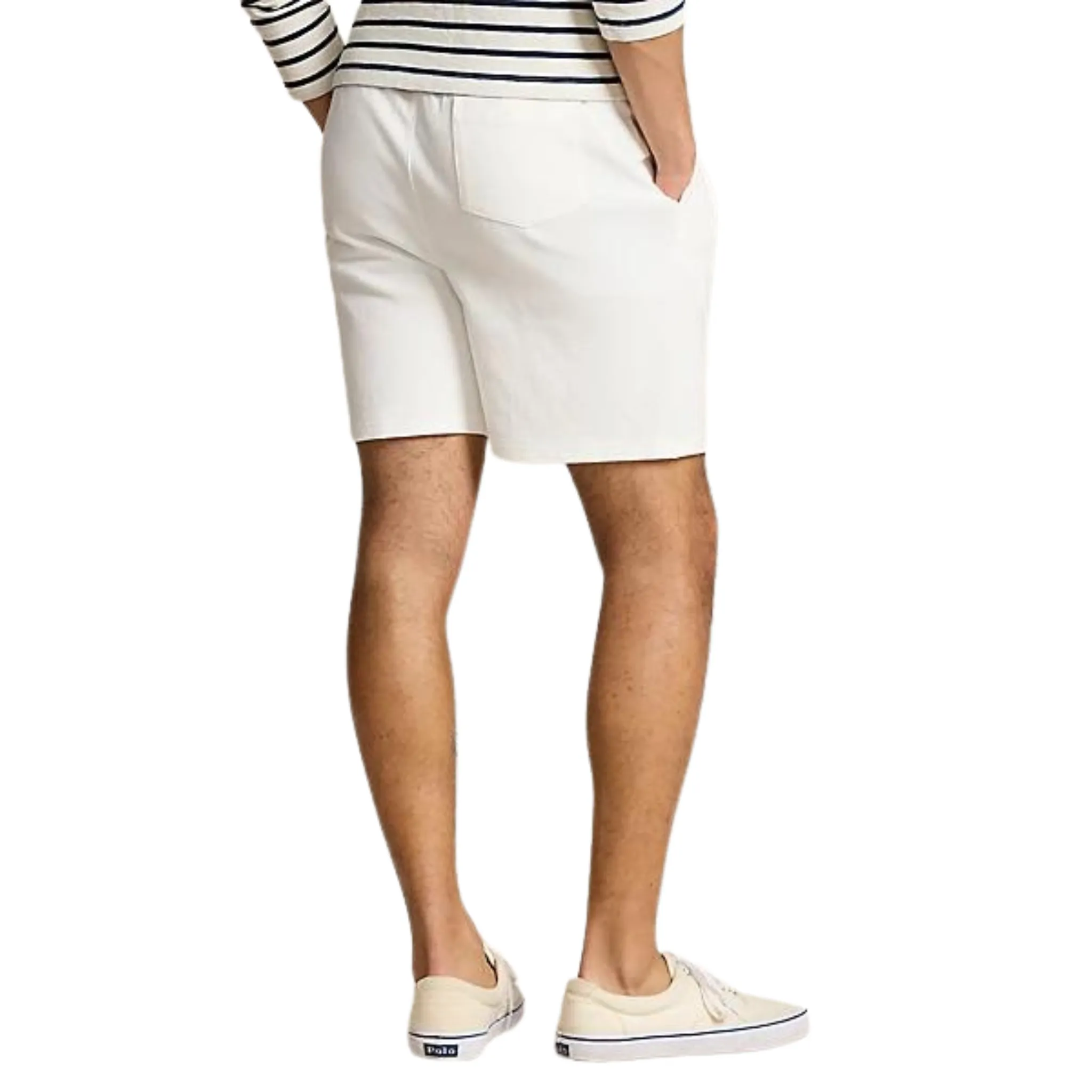 Polo Ralph Lauren 6-Inch Polo Bear Jersey Short (White)