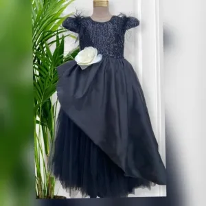 Pre-Order: Black Sequins Gown