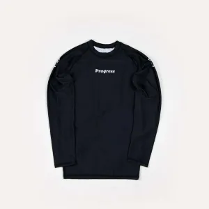 Progress Academy Long Sleeve Rash Guard Black