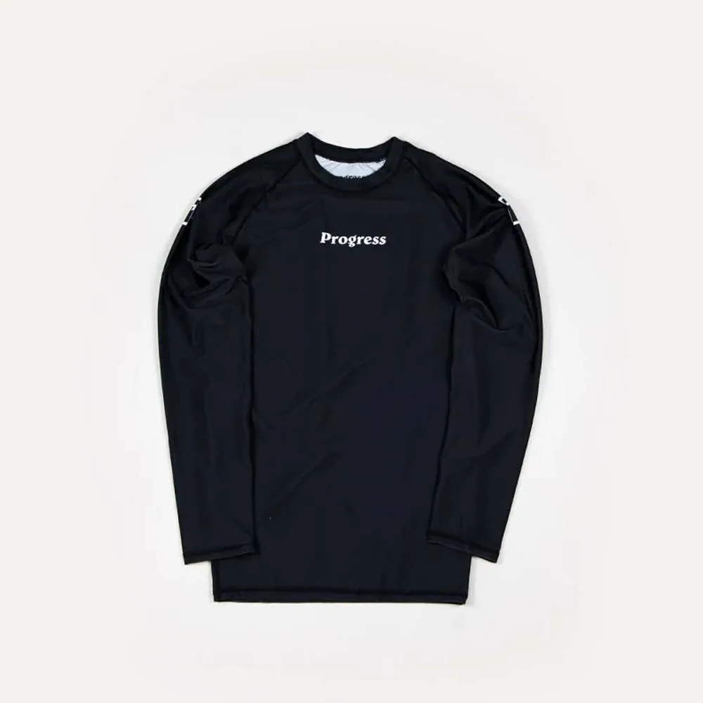 Progress Academy Long Sleeve Rash Guard Black