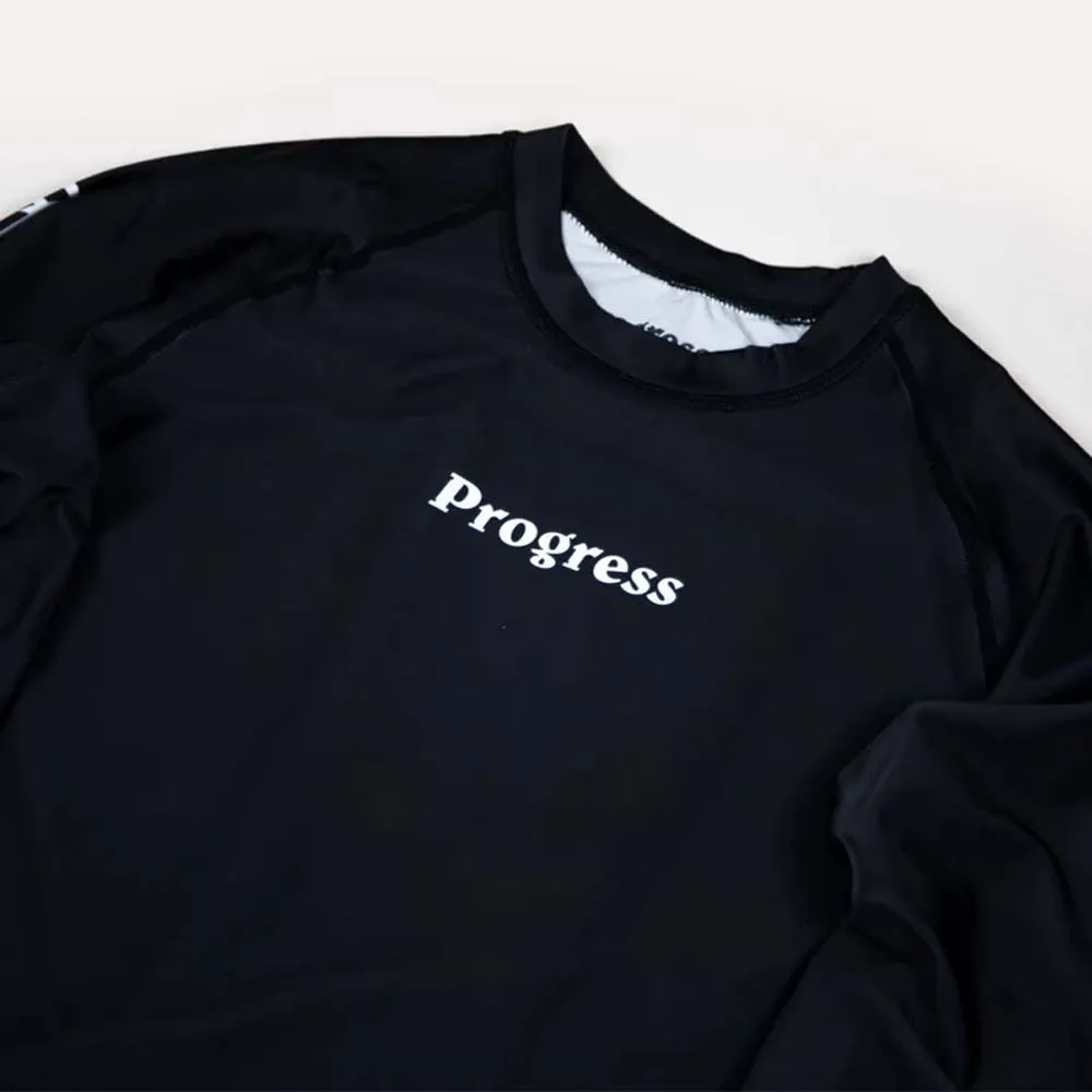 Progress Academy Long Sleeve Rash Guard Black
