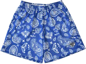RF Mesh Paisley Shorts - Blue/White