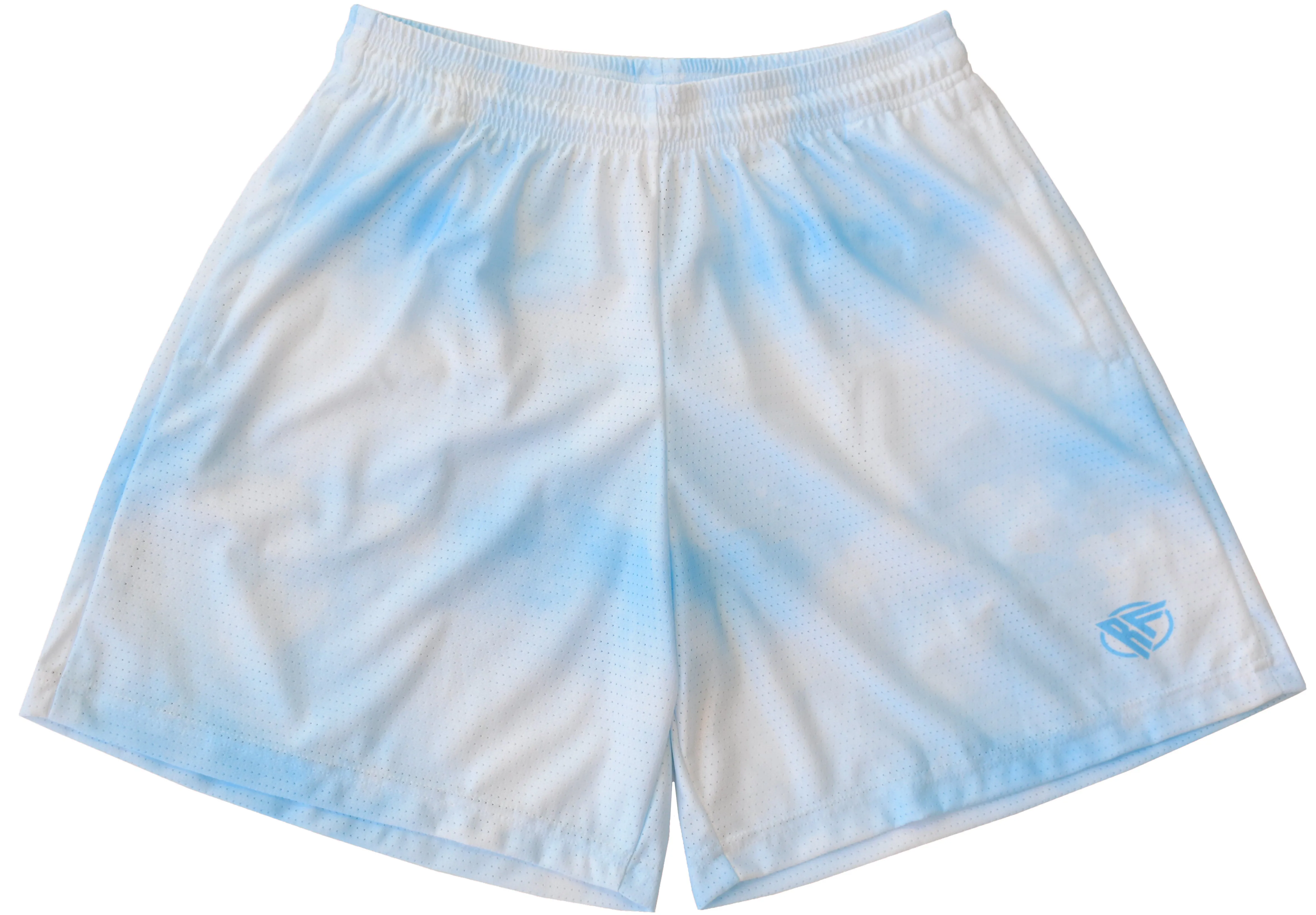 RF Mesh Watercolor Shorts - Sky Blue