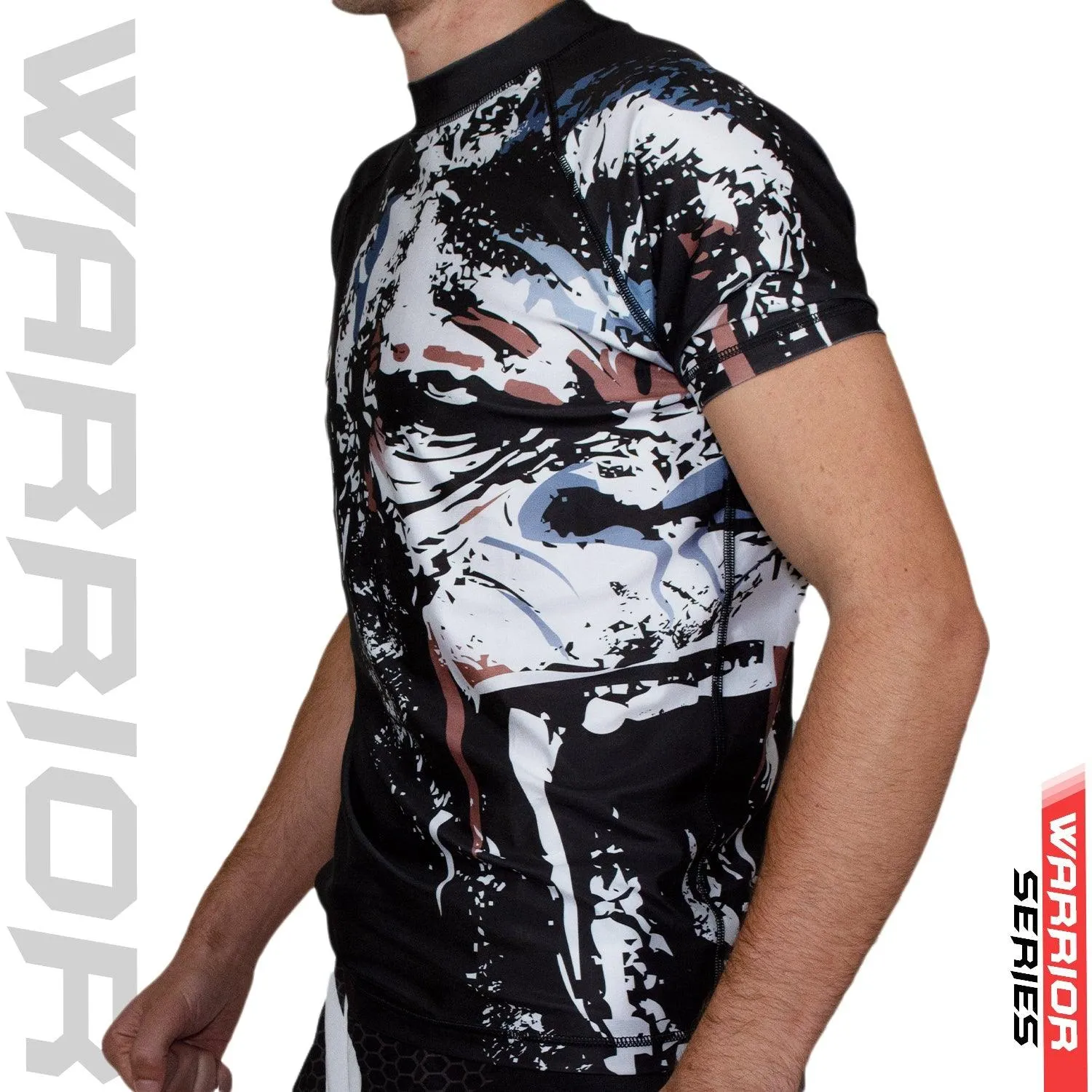 RingMaster Sports Half Sleeve Rash Guard Warrior Series King Kong