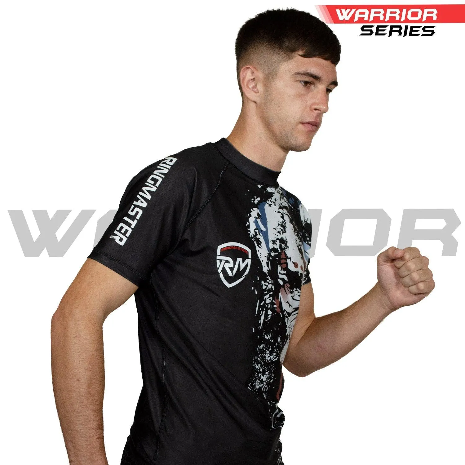 RingMaster Sports Half Sleeve Rash Guard Warrior Series King Kong