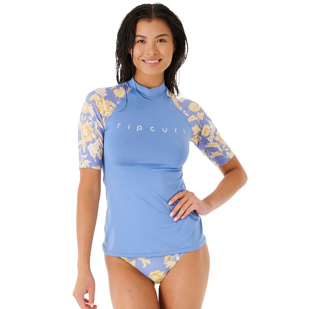Rip Curl Womens Oceans Together Short Sleeve UV Top