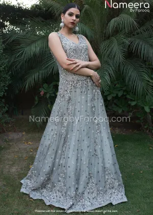 Royal Pakistani Gown Dresses for Wedding Wear #PN80