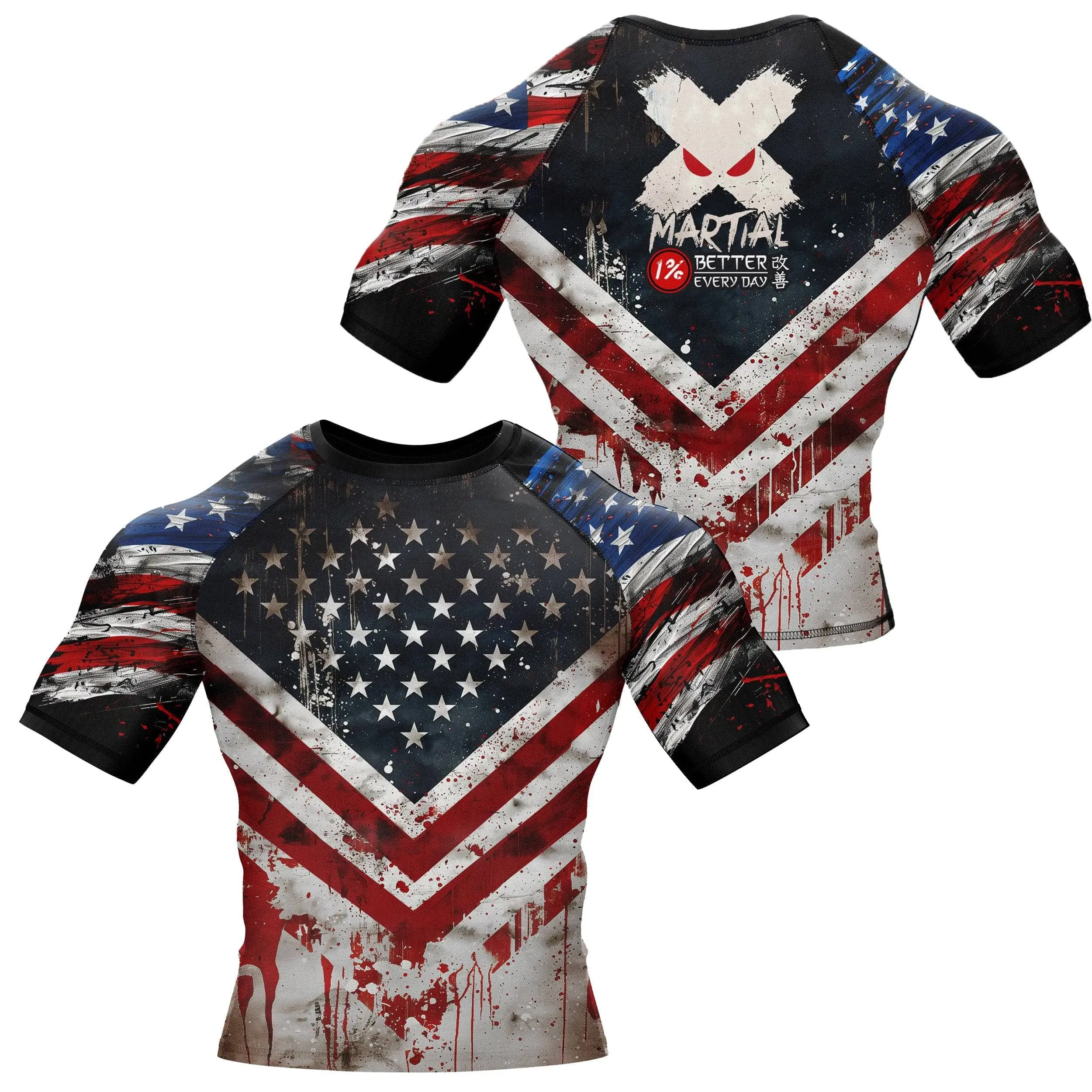 Rusty BJJ Rash Guard