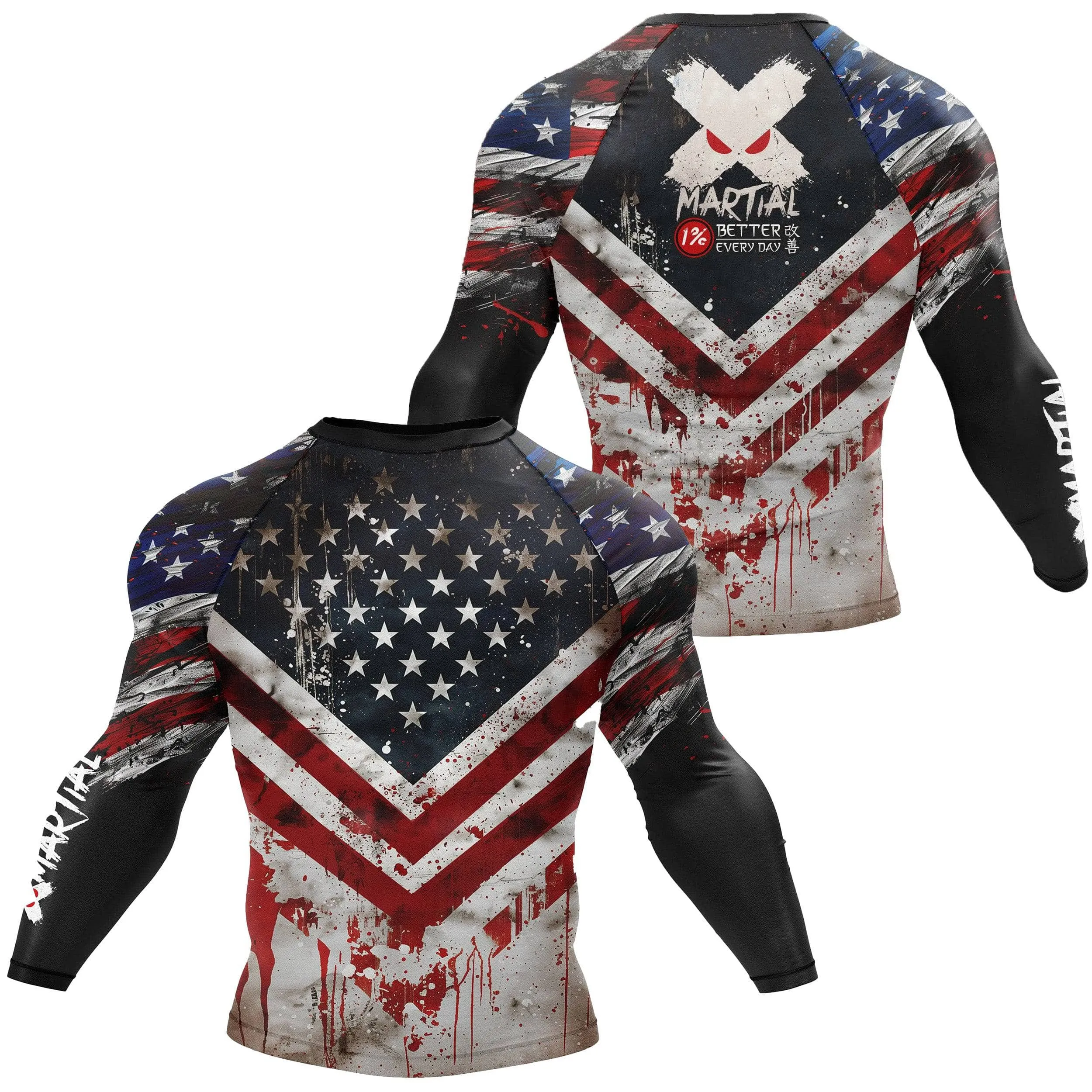 Rusty BJJ Rash Guard