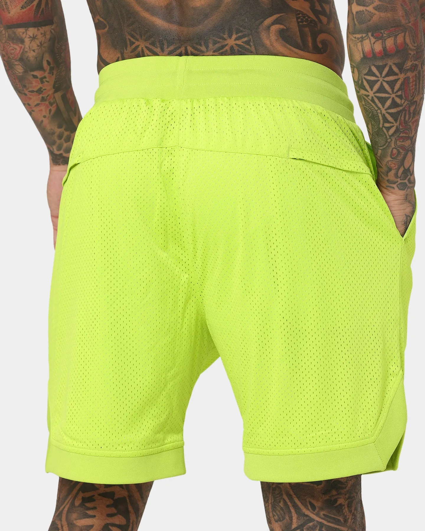 Saint Morta Pro Racing Basketball Shorts Neon Green