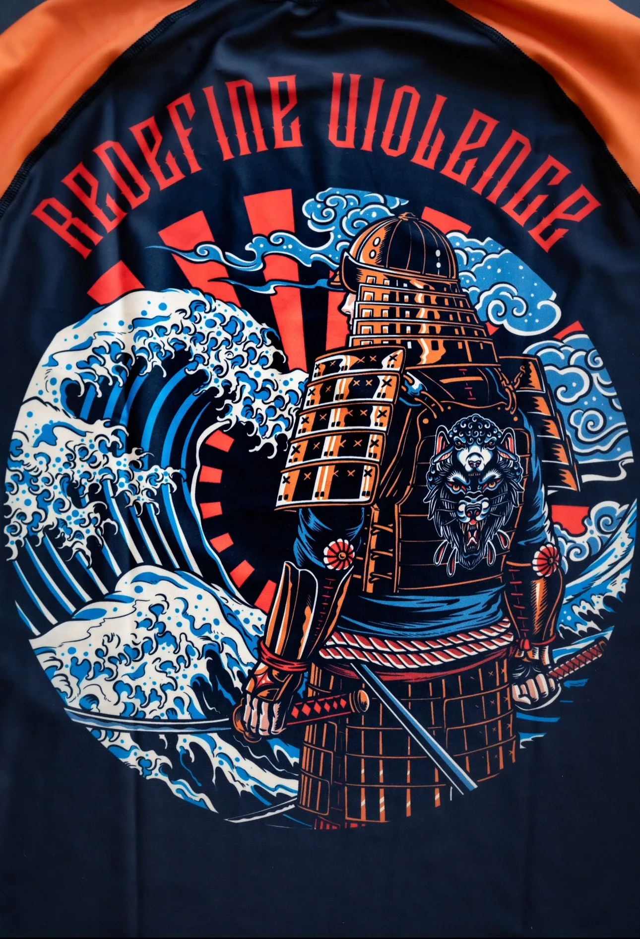 Samurai “Against” Rash Guard