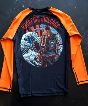 Samurai “Against” Rash Guard