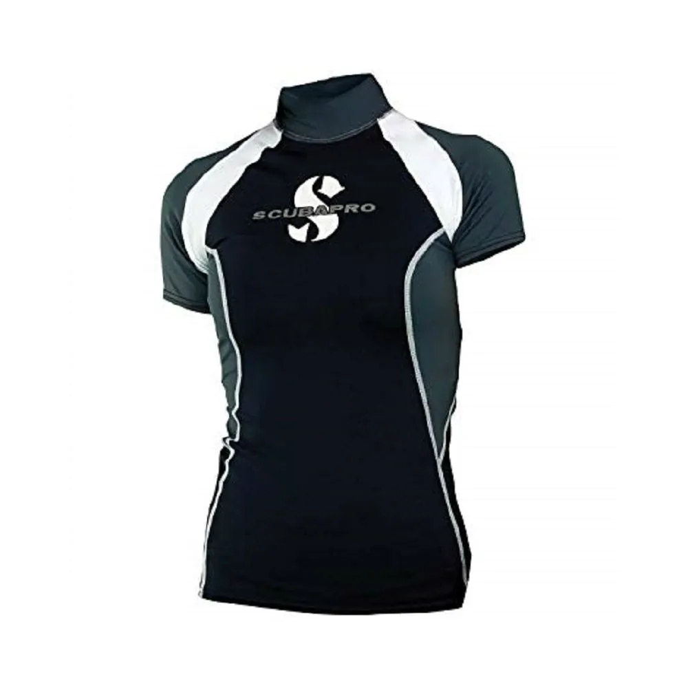ScubaPro Graph T-Flex Rash Guard Womens, Short Sleeve (UPF80)