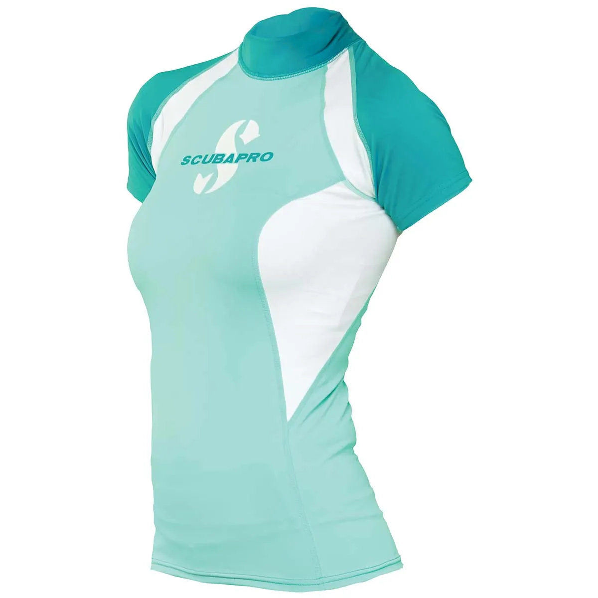 ScubaPro Graph T-Flex Rash Guard Womens, Short Sleeve (UPF80)