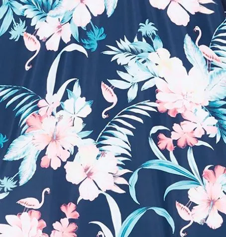 Seafolly girls swimsuit - tropical blue