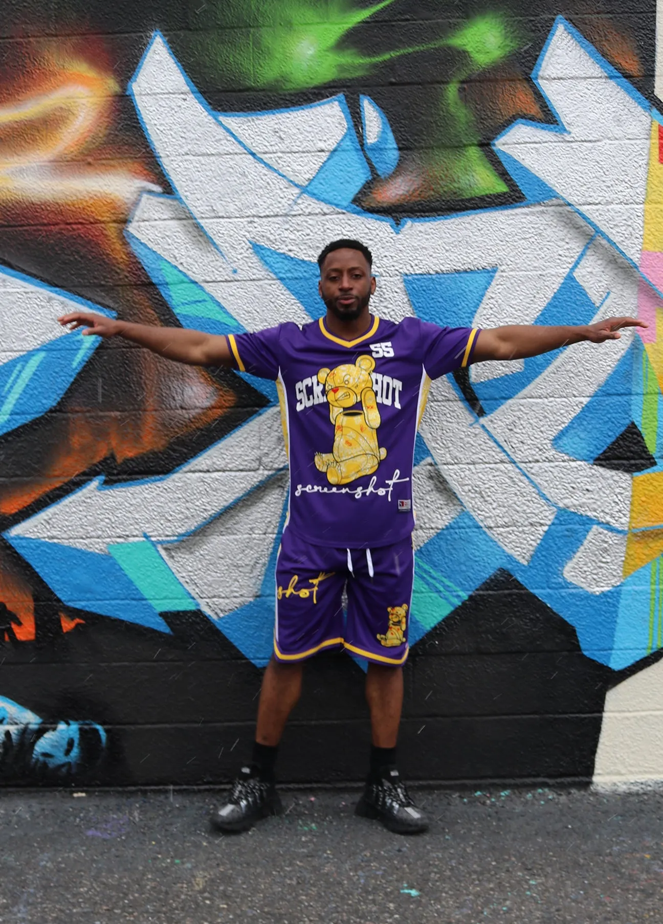 SHORT SLEEVE MESH JERSEY - TS1122 (PURPLE)