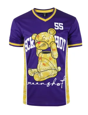 SHORT SLEEVE MESH JERSEY - TS1122 (PURPLE)