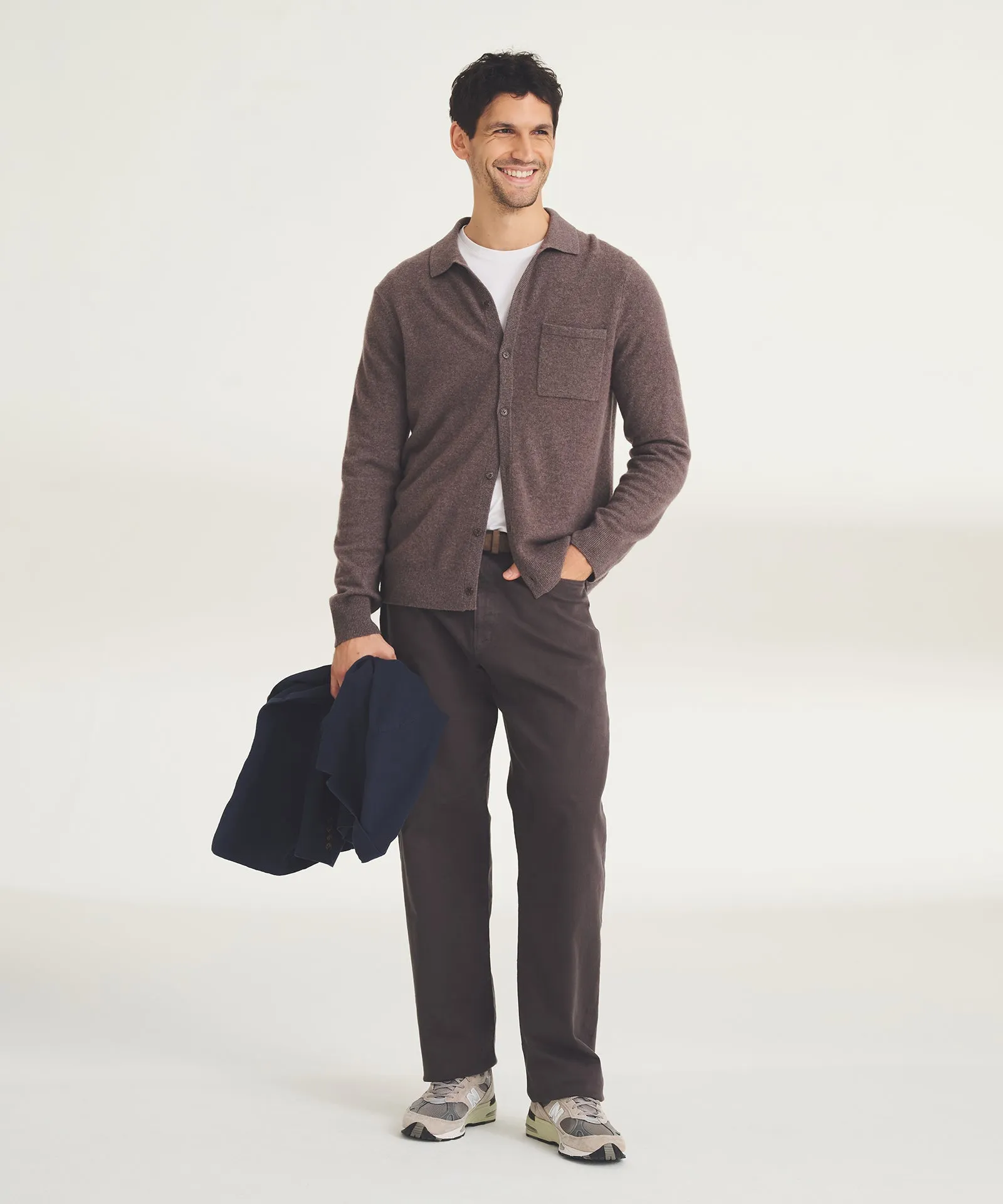 Signature Cashmere Button Down