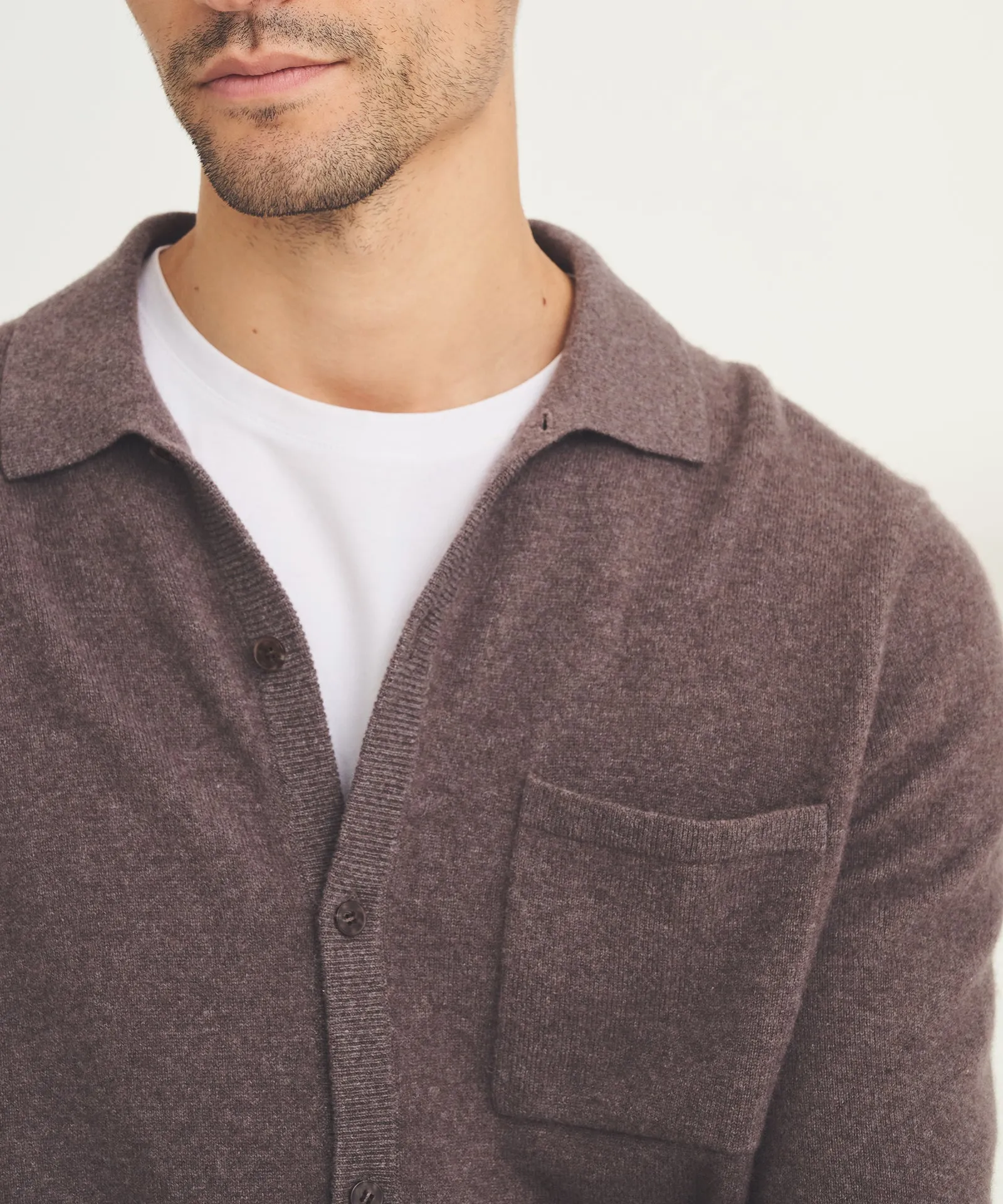 Signature Cashmere Button Down