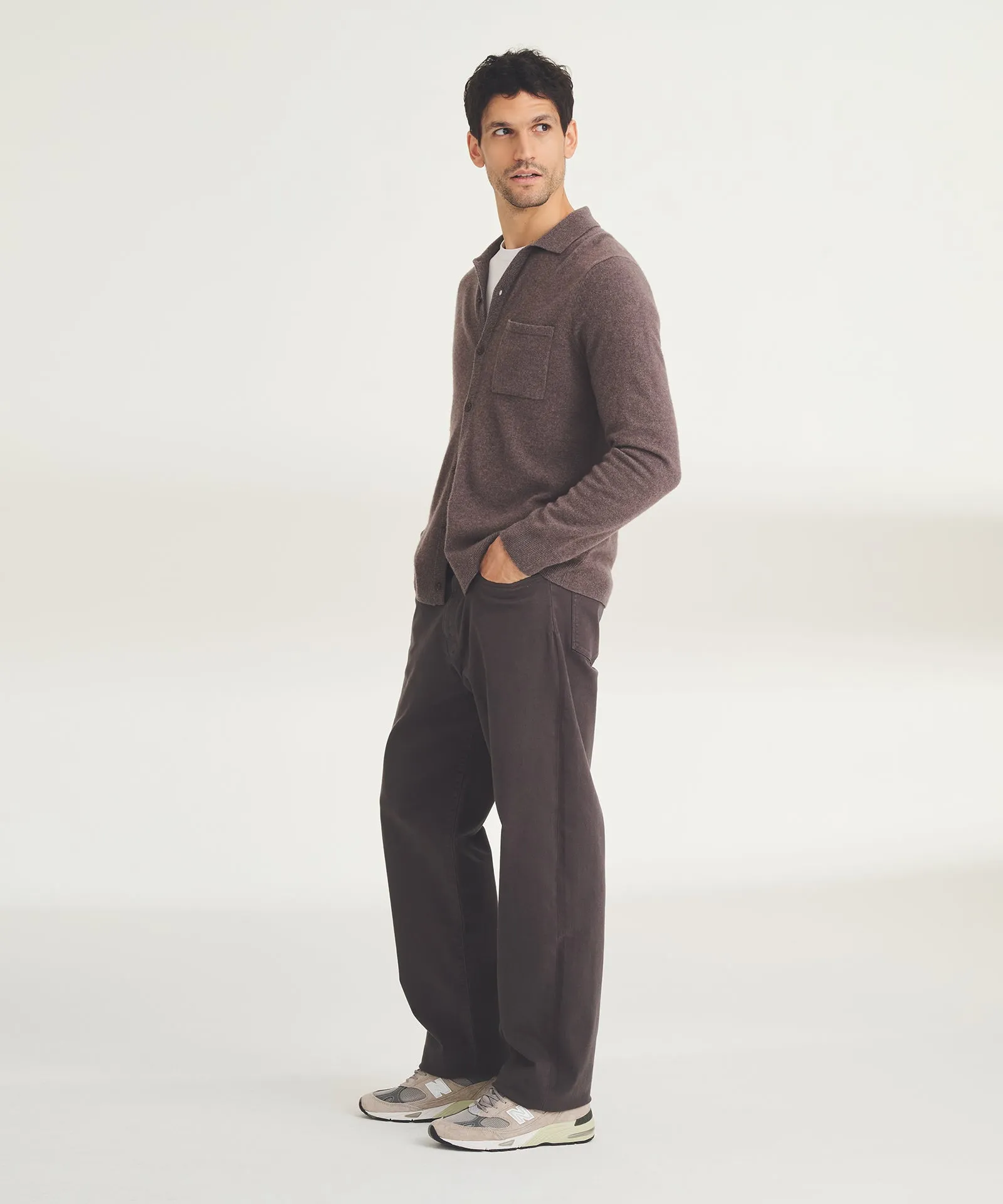 Signature Cashmere Button Down
