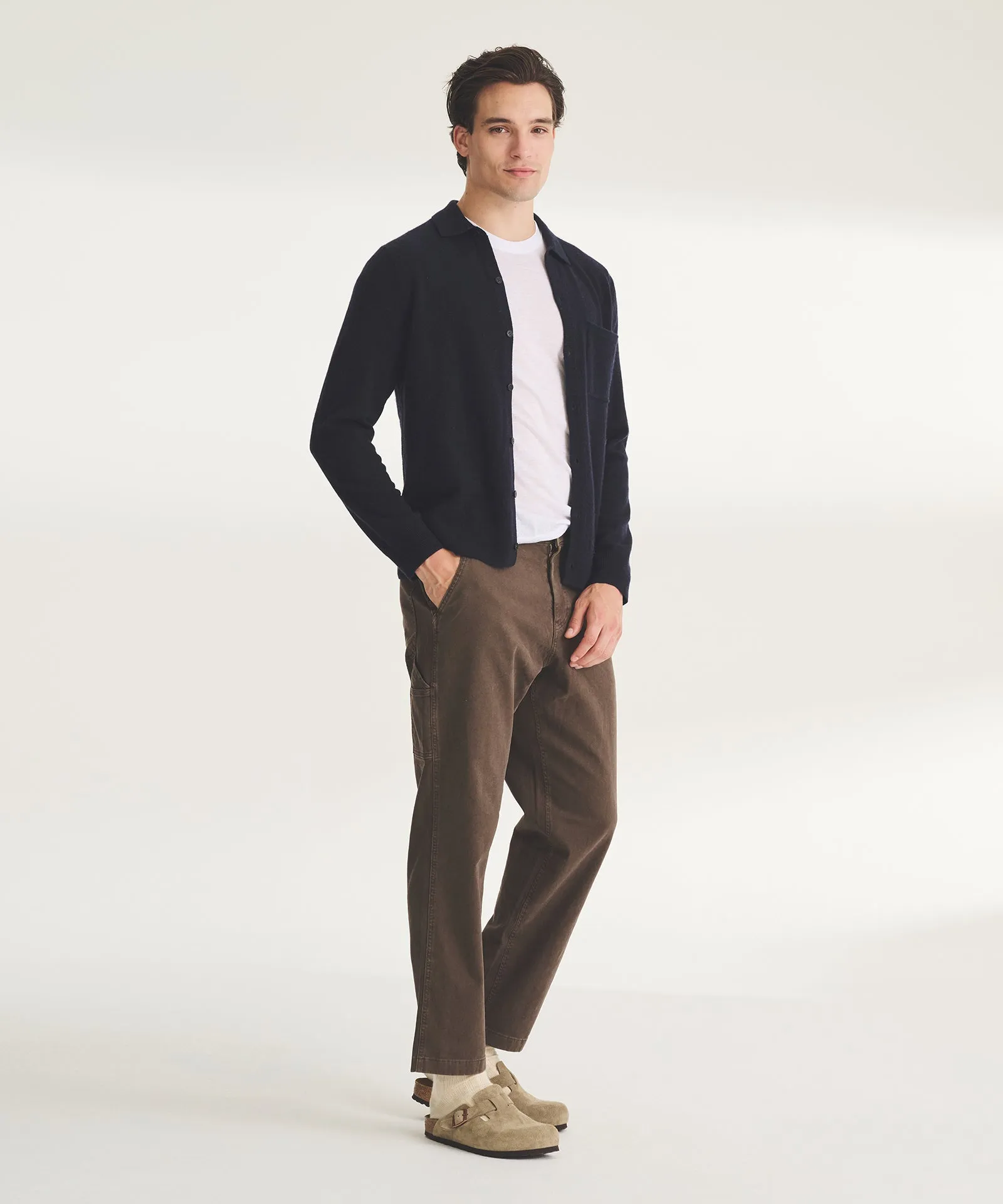 Signature Cashmere Button Down