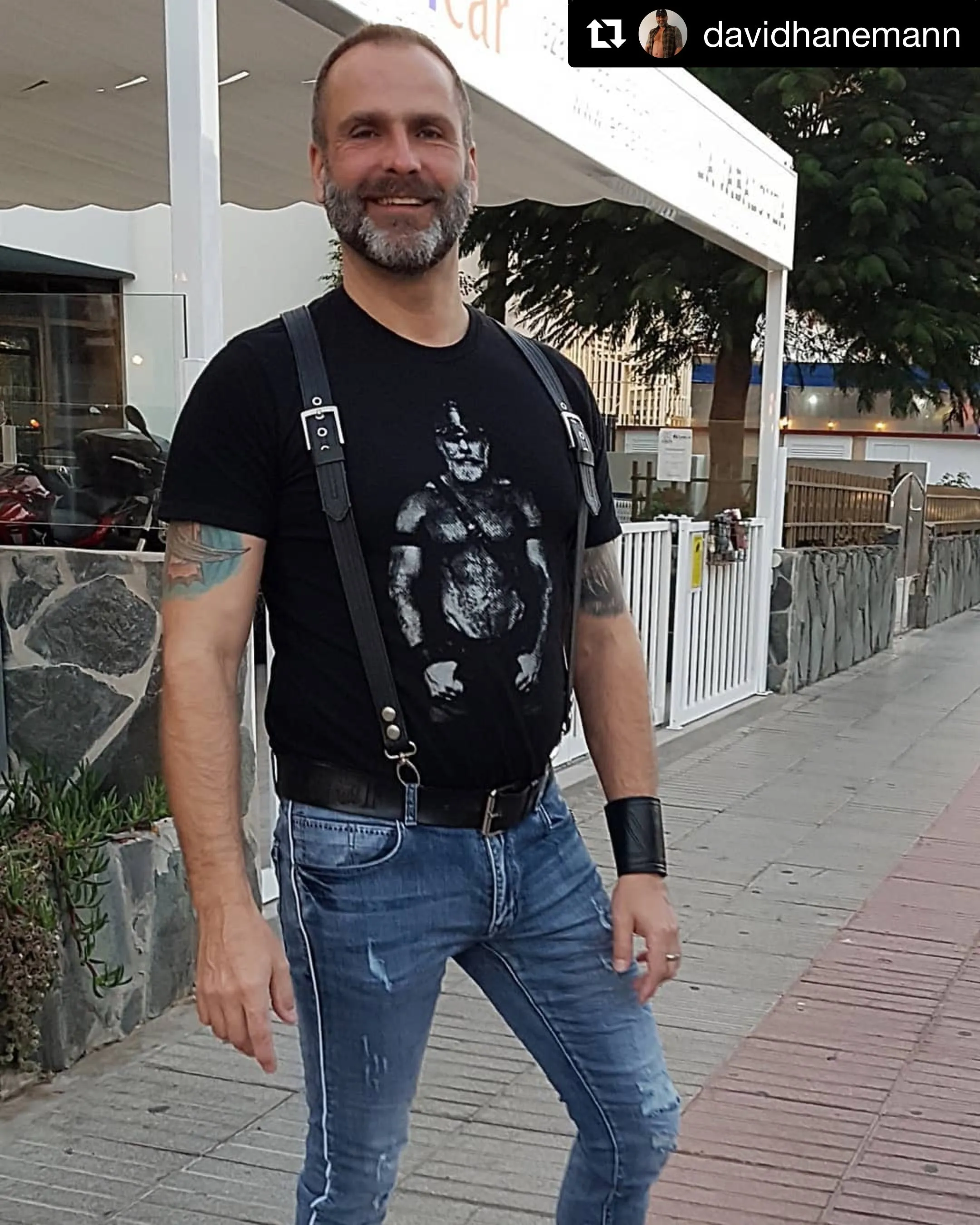 Silver Daddy, hand printed T-shirt and Tank Top (Last few)