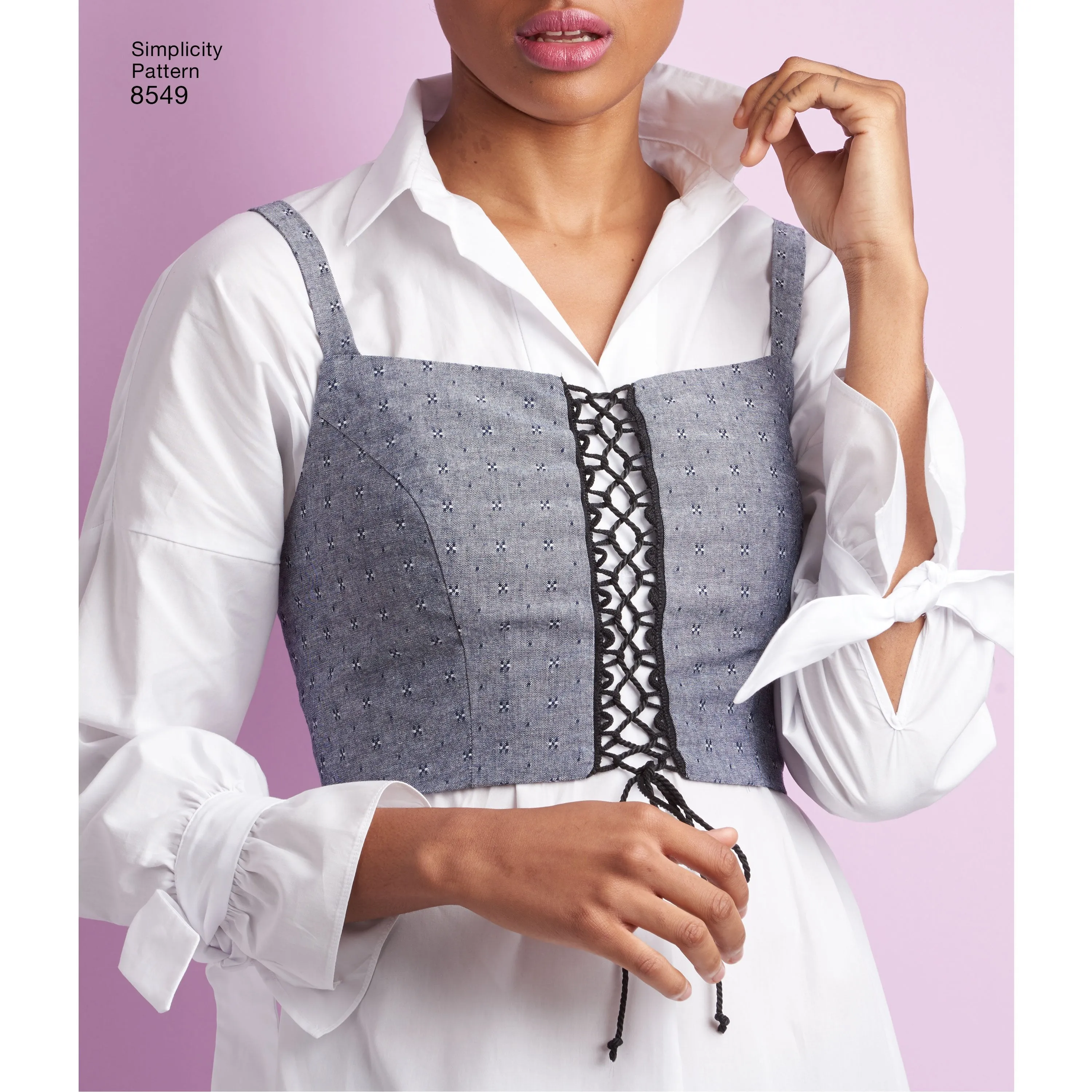 Simplicity Pattern 8549 knit or woven bra tops