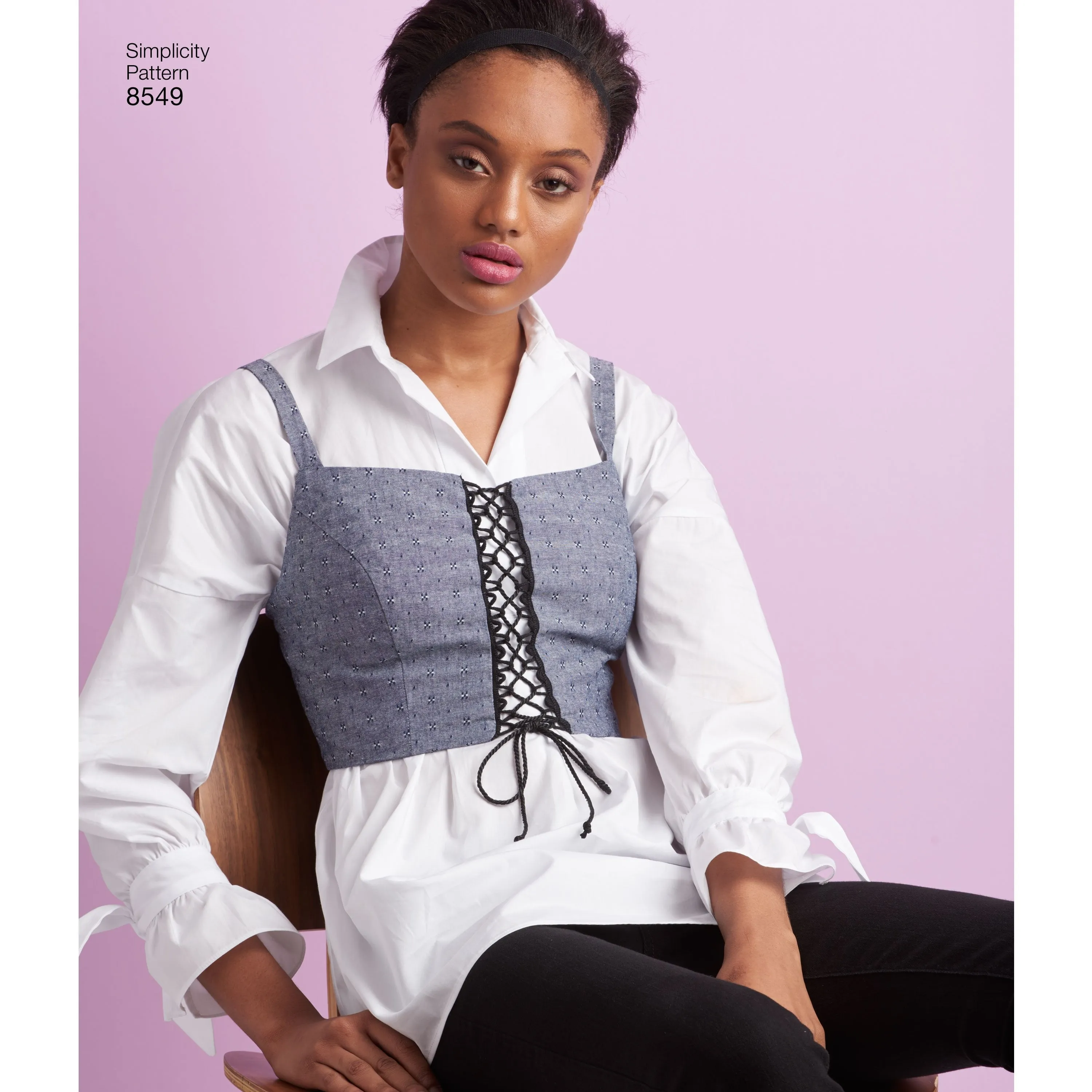 Simplicity Pattern 8549 knit or woven bra tops