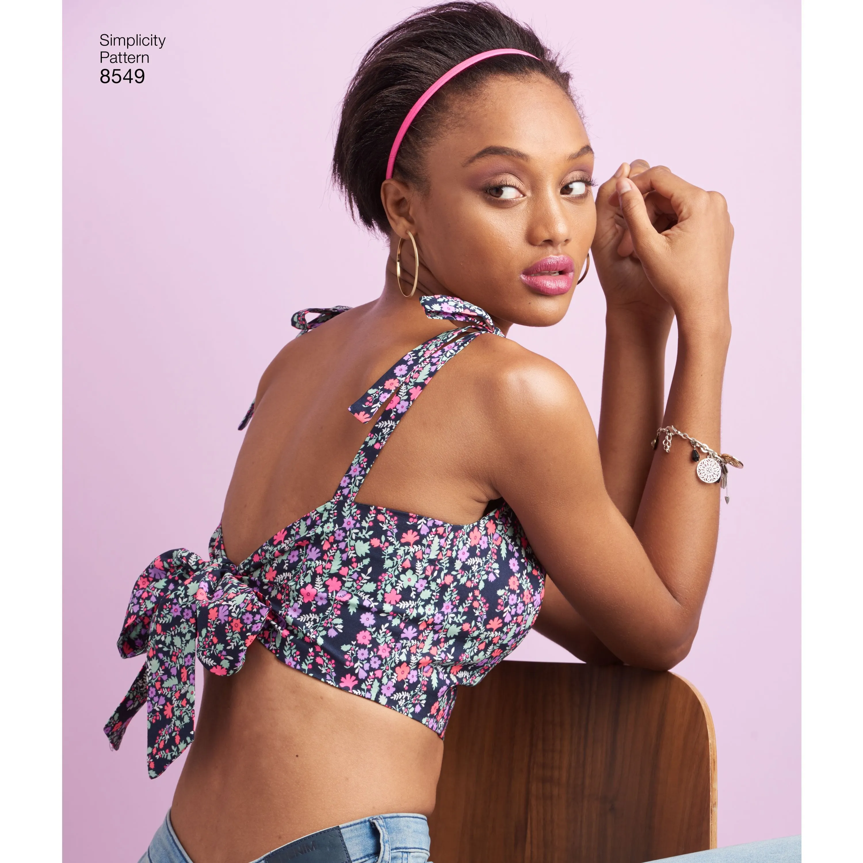 Simplicity Pattern 8549 knit or woven bra tops