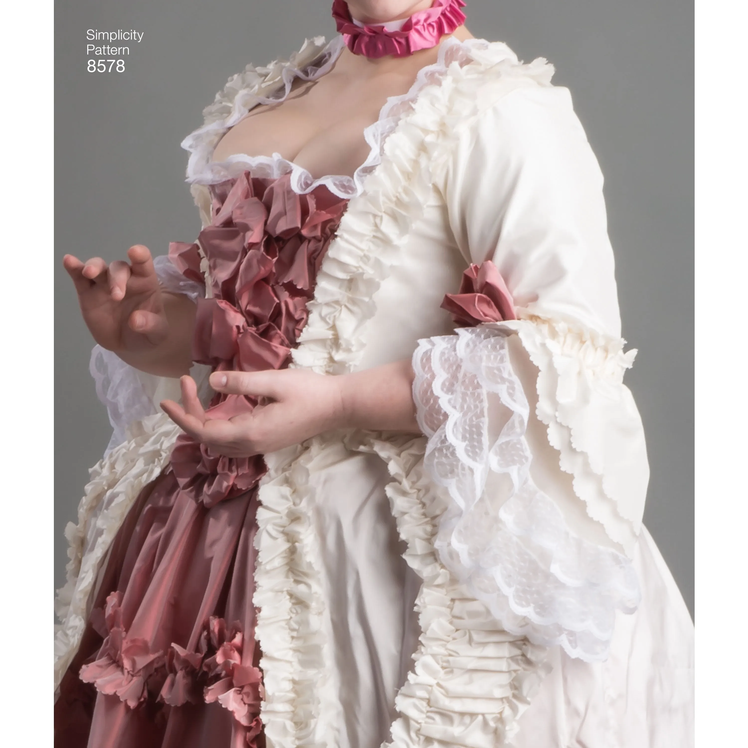 Simplicity Pattern 8578 18th century costume gown