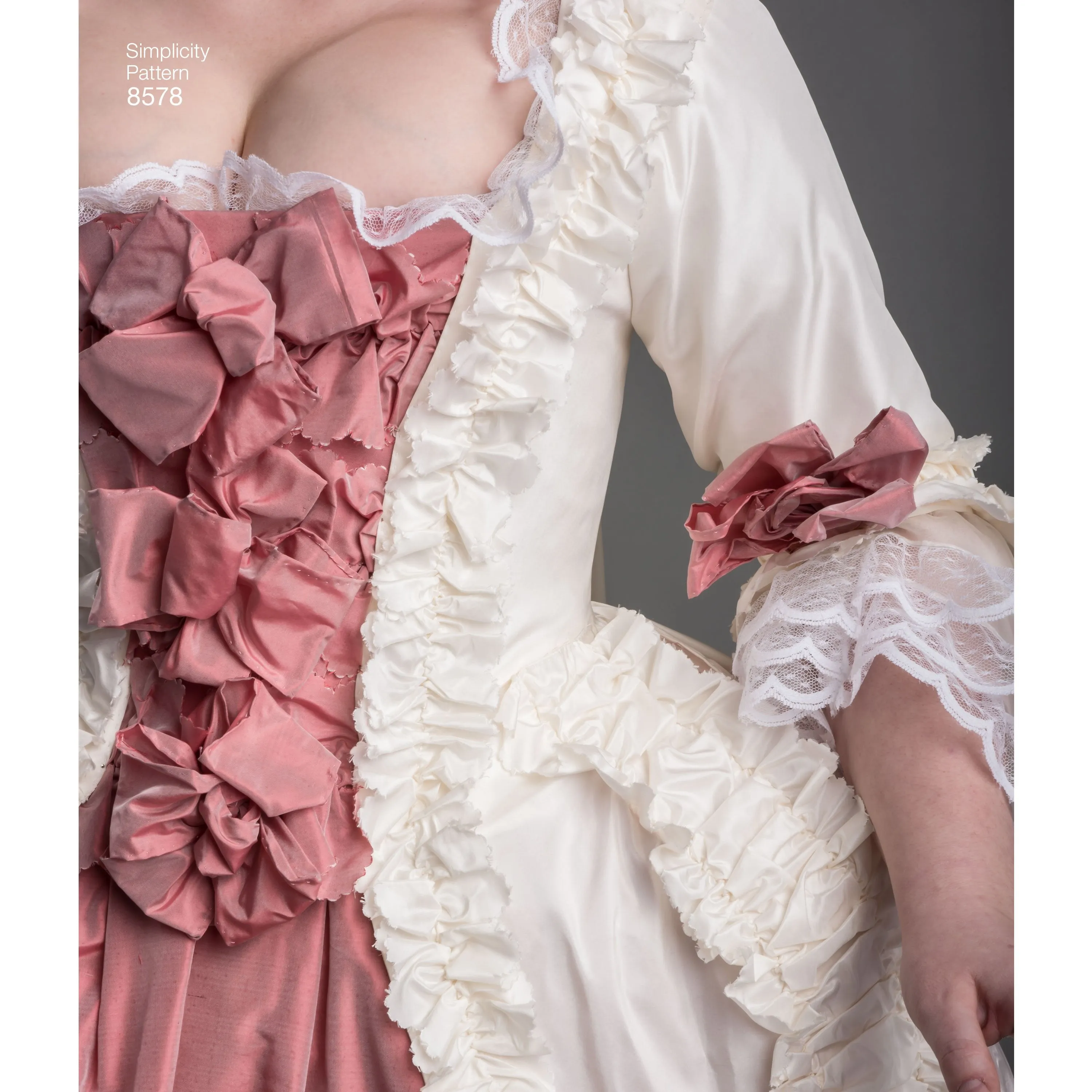 Simplicity Pattern 8578 18th century costume gown