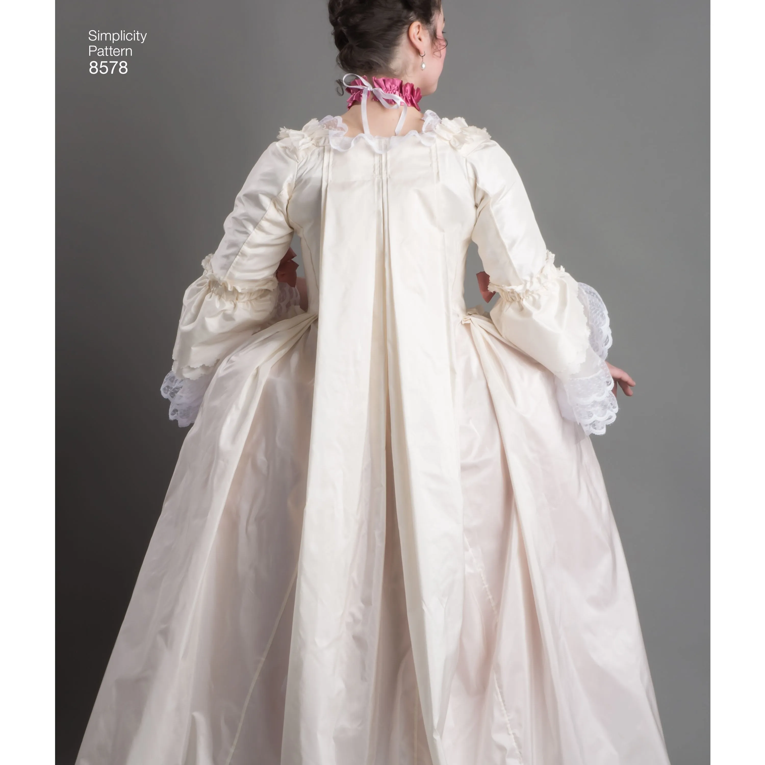 Simplicity Pattern 8578 18th century costume gown