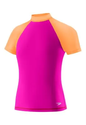 SPEEDO Girls Colorblock Rashguard (4-6x)