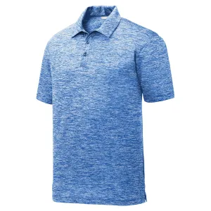 Sport-Tek Men's True Royal Electric PosiCharge Electric Heather Polo