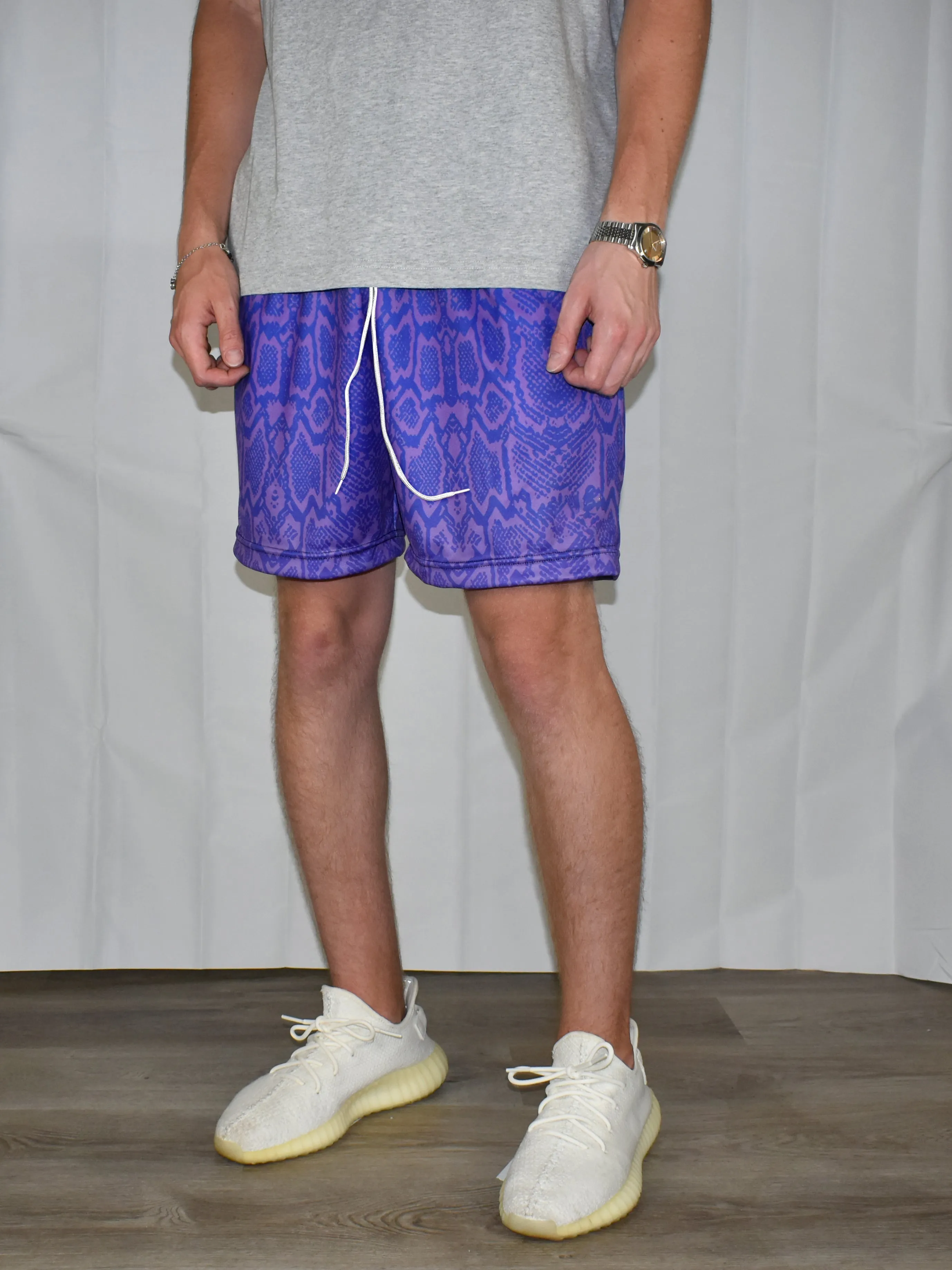 Street Style Mesh Lounge Shorts