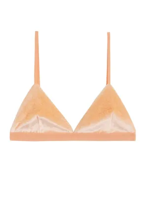 Tala Orange Velour Mississippi Bra
