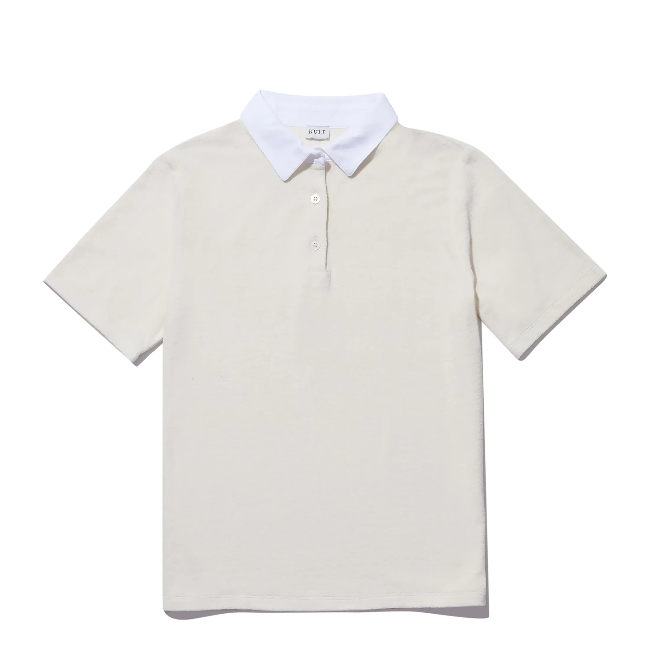 The Women's Terry Polo - Cream