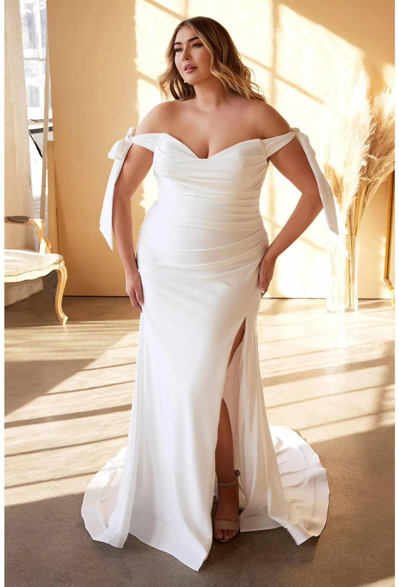Tie Sleeve Pleated Luxe