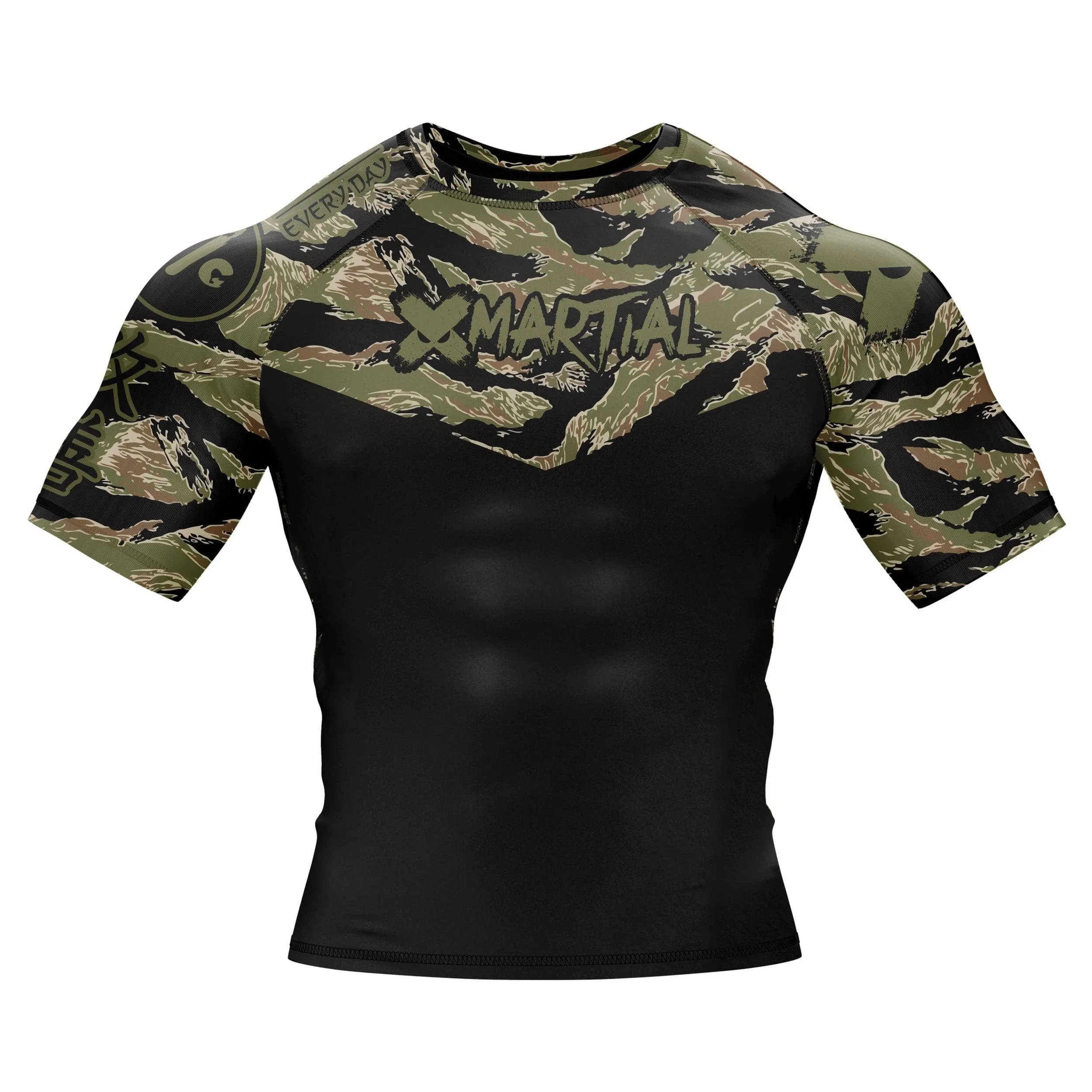 Tiger Camo BJJ Rash Guard