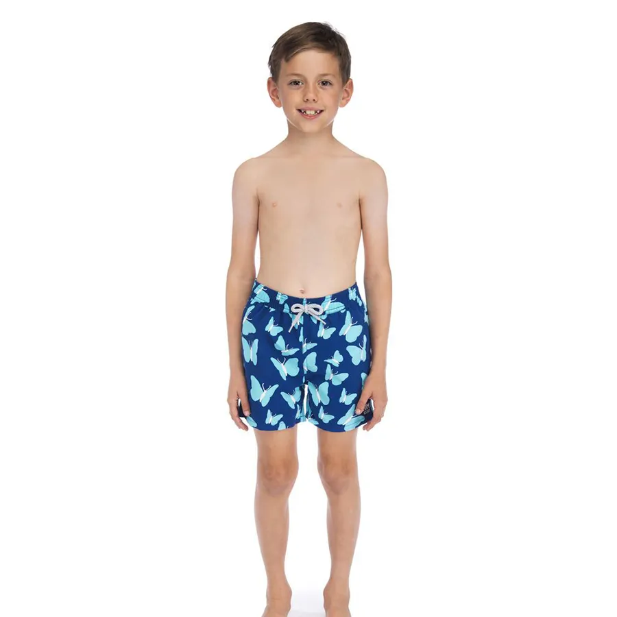 Tom & Teddy Boys Butterfly Swim Shorts BTRTR-J - Turquoise