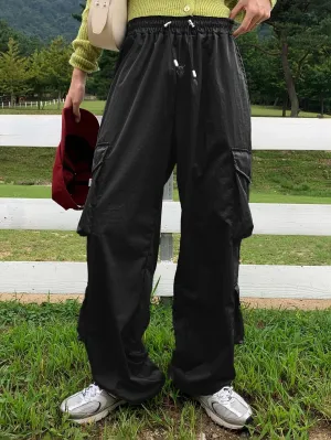 Trendy Flap Pocket Cargo Pants