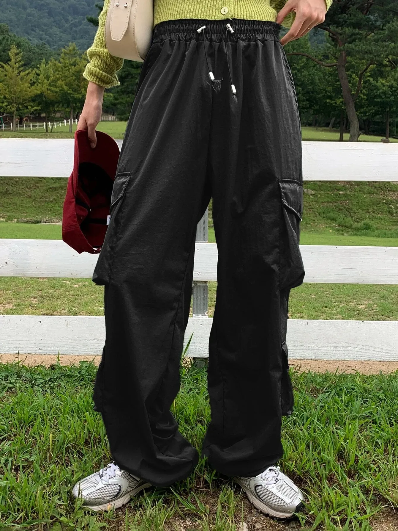 Trendy Flap Pocket Cargo Pants