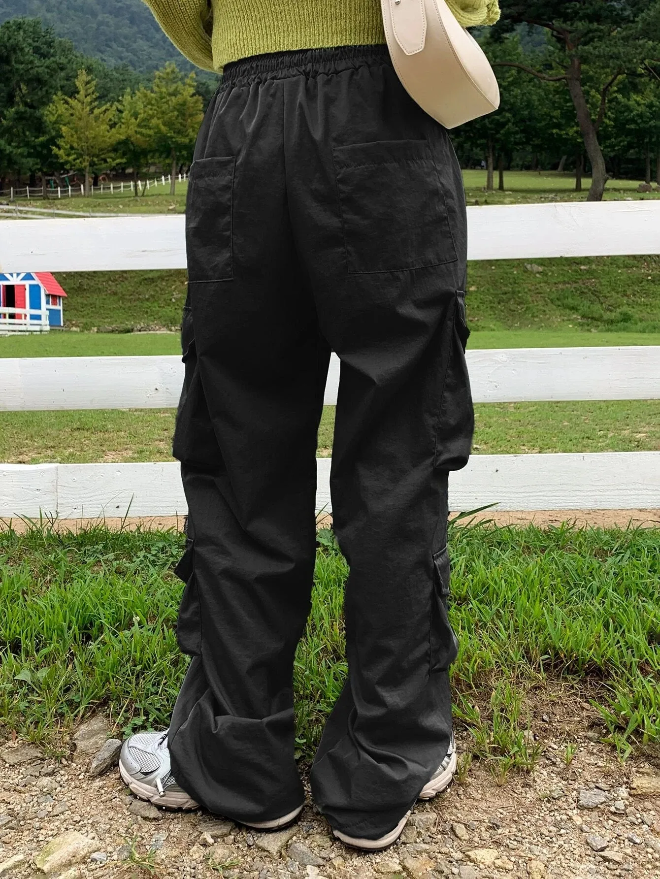 Trendy Flap Pocket Cargo Pants
