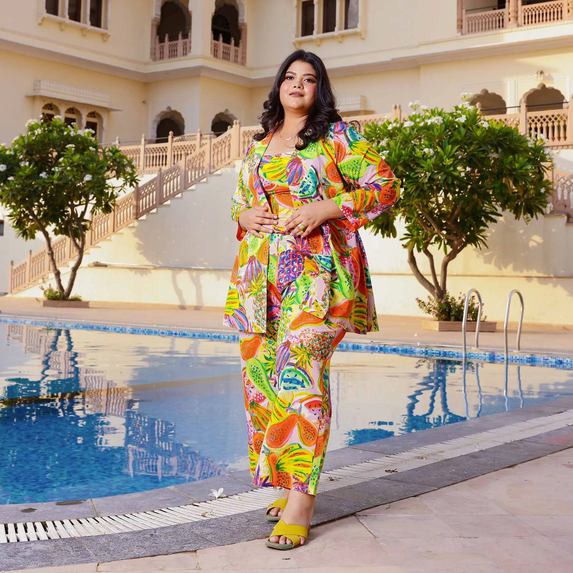 Tropical Tango Pop Cotton Co-ord Set
